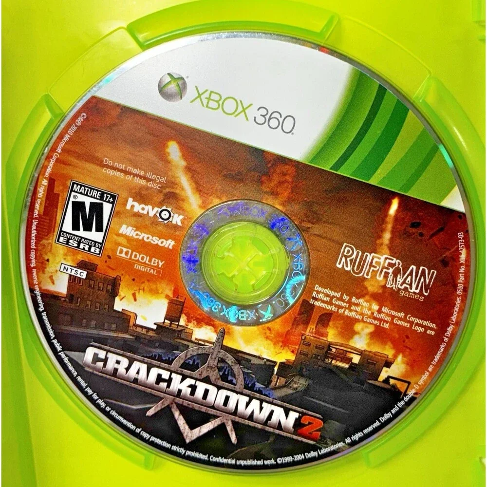 Crackdown 2 Xbox 360 Microsoft Game Studios 2010 Complete with Manual Tested